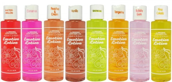 Edible warming massage lotion