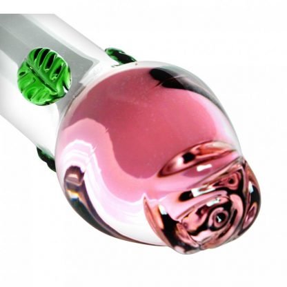 Vishnu Blooming Glass Wand Rose Dildo - Image 3