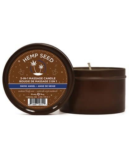 Hemp Massage Candle Snow Angel