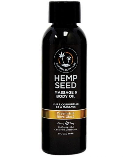 Hemp massage oil Dreamsicle 2 oz