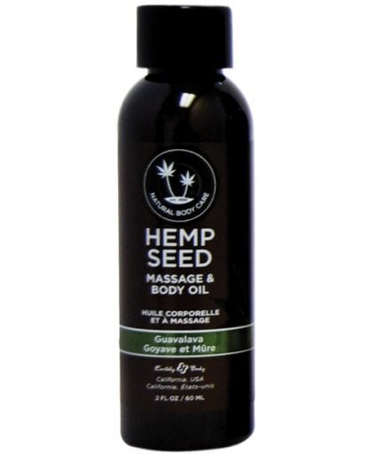 hemp seed massage oil guavala 2oz