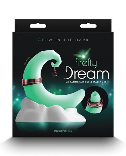 Glow in the dark air pulse massager