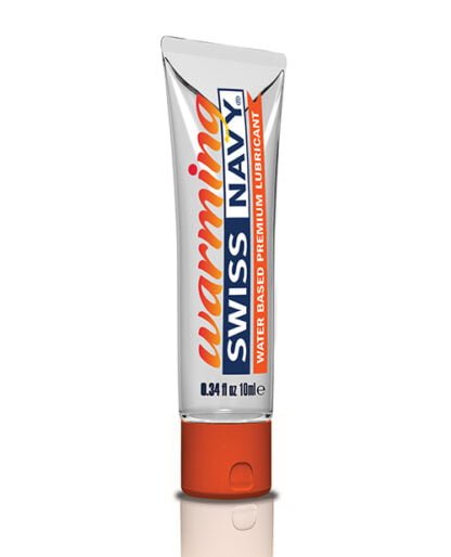 swiss navy warming lubricant 10ml tube